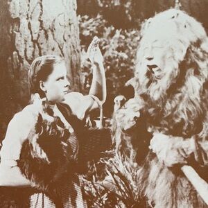 Vintage the wizard of OZ Movie Scene Print.